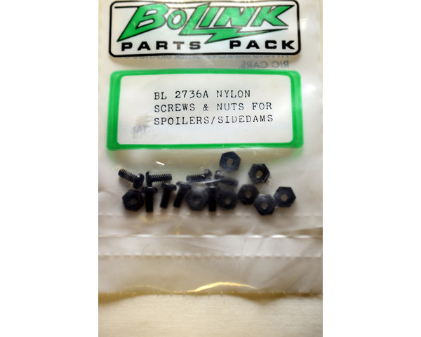 4-40 Nylon screws and nuts fits spoilers and sideams. photo