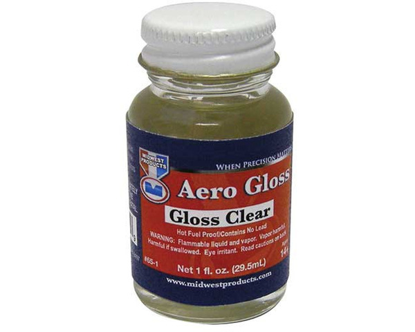 discontinued Midwest Aerogloss Clear 1 oz photo