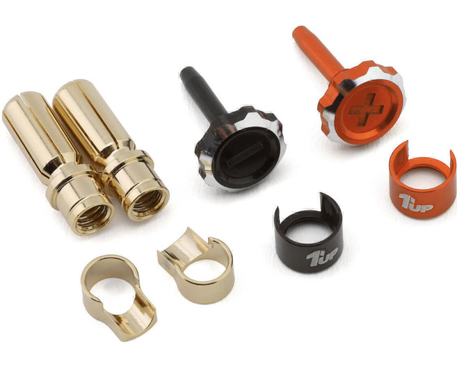 Lockdown Adjustable Bullet Plug Grips W/5mm Bullets (Orange/Blac photo