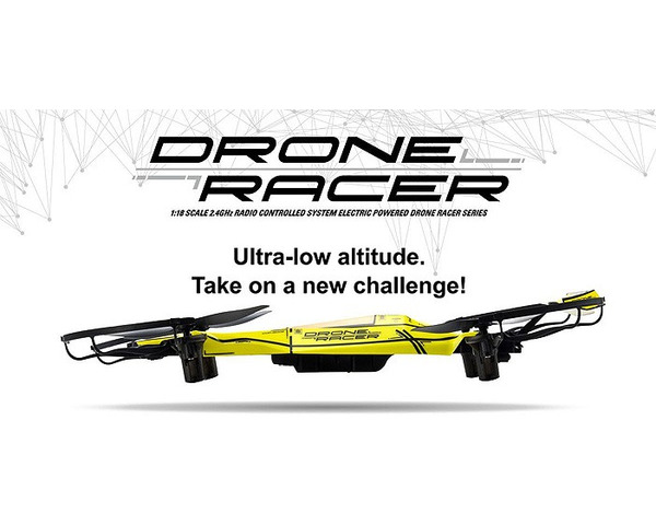 discontinued Ready-to-fly 1/18 Drone Racer Smashing Yellow Zephy photo