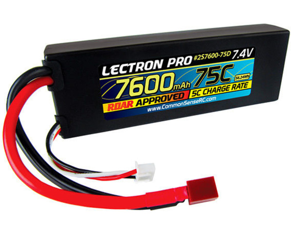 7.4v 7600mah 75c Lipo Battery with Deans-Type Connector photo