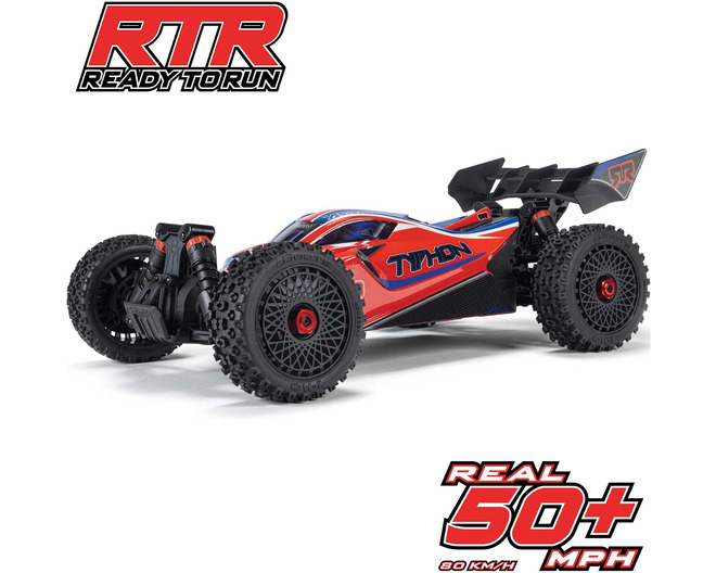 1/8 TYPHON 4X4 223S BLX brushless BUGGY RTR WITH DSC RED/BLUE photo