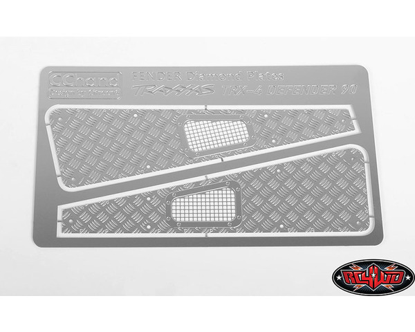 Diamond Plate Fender Covers for TRA TRX-4 photo