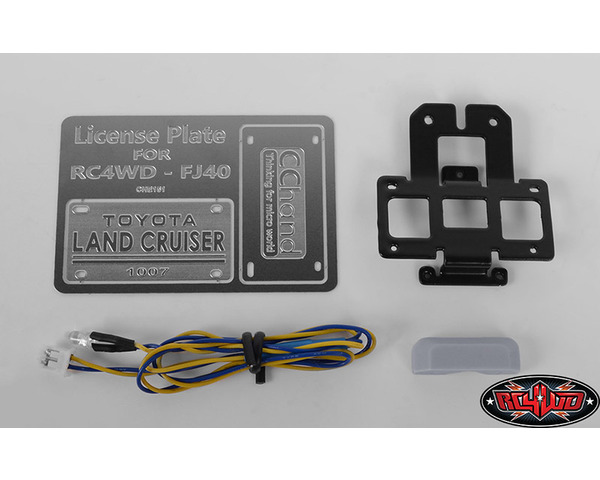 RC4WD Rear License Plate System for Rc4wd G2 Cruiser (W/Led) photo