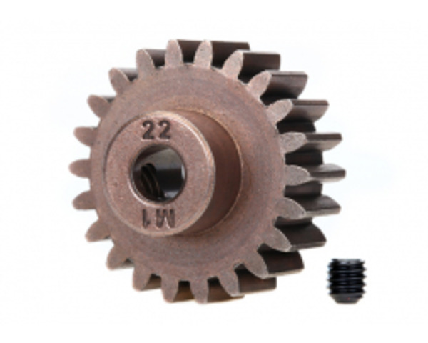 Gear, 22-T pinion (1.0 metric pitch) (fits 5mm shaft)/ set screw photo