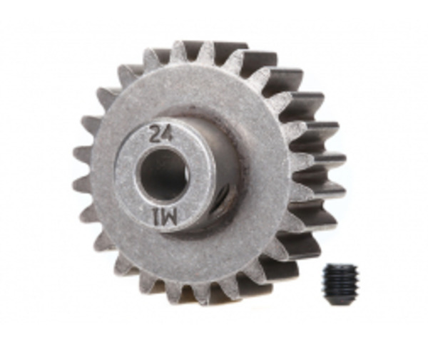 Gear, 24-T pinion (1.0 metric pitch) (fits 5mm shaft)/ set screw photo
