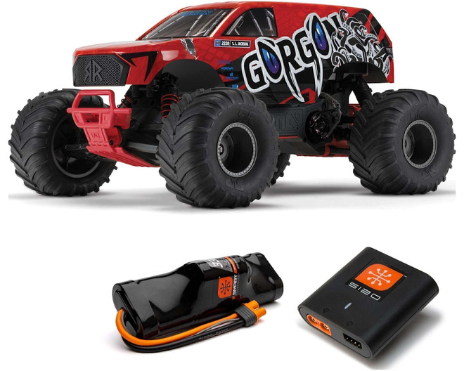 GORGON 2WD MT 1/10 RTR Smart 3300 7C S120 USB Red (2024 Version) photo