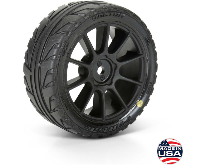 Vector Tire MTD 12mm Black Mach 10 Wheel 4 for ARRMA TYPHON GROM photo