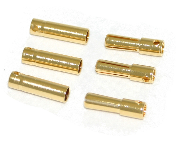 Solid High Power 4.0mm Gold Connector (3) photo