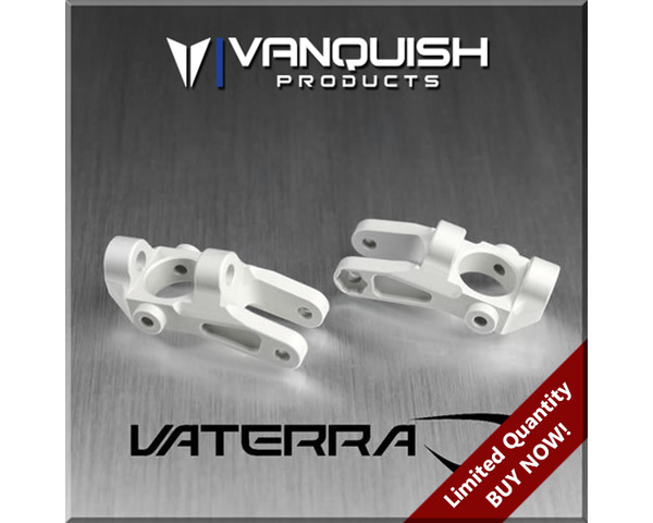 Vaterra Twin Hammers Front 15 Degree Caster Block Set Clear photo