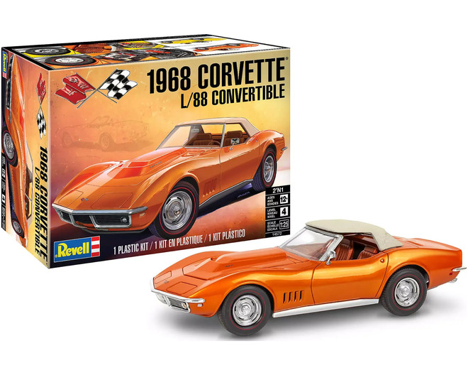 1/25 1968 Corvette L-88 Roadster Plastic Model Kit photo