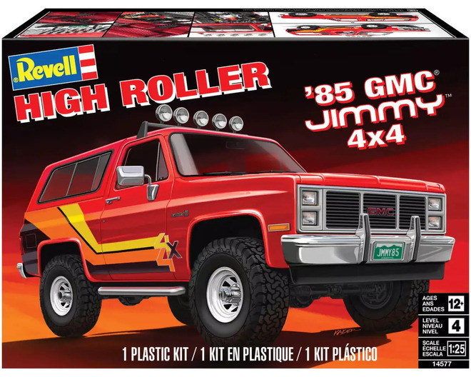 1/25 1985 GMC Jimmy 4x4 High Roller Plastic Model Kit