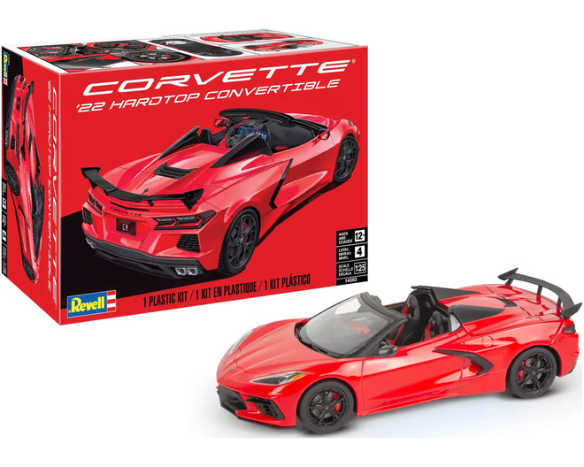 1/25 Corvette 22 Hardtop Convertible Plastic Model Kit photo