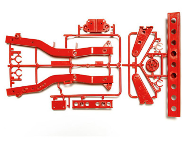 RC WR02 F Parts (Frame) - RED photo