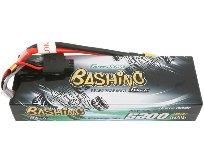 G-tech 5200mAh 7.4V 2S1P 35C LiPo XT60 Plug photo