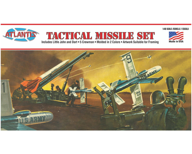 1/40 Tactical Missile Set Dart and Little John Plastic Model Kit photo