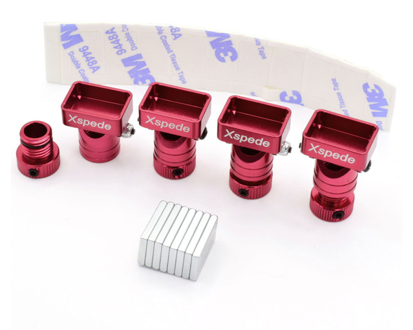 discontinued Red Stealth Magnetic Aluminum Body Mounts photo