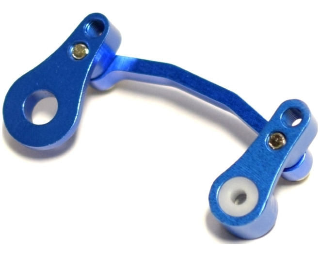 Tap to zoom Aluminum Steering Bellcrank Kit (blue) - ASC 1/18