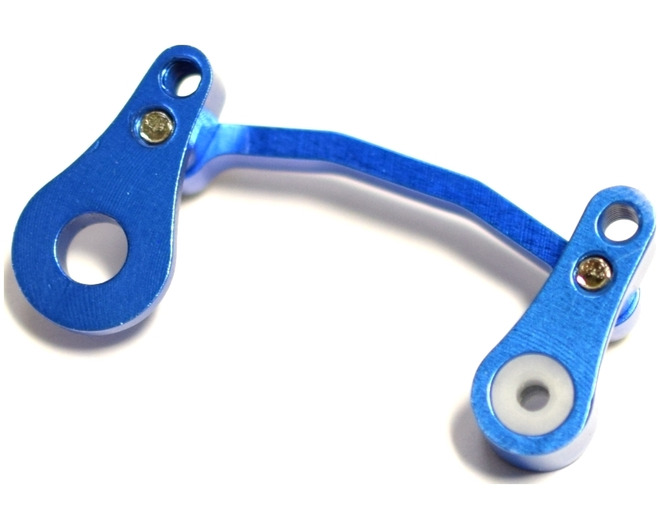 Tap to zoom Aluminum Steering Bellcrank Kit (blue) - ASC 1/18