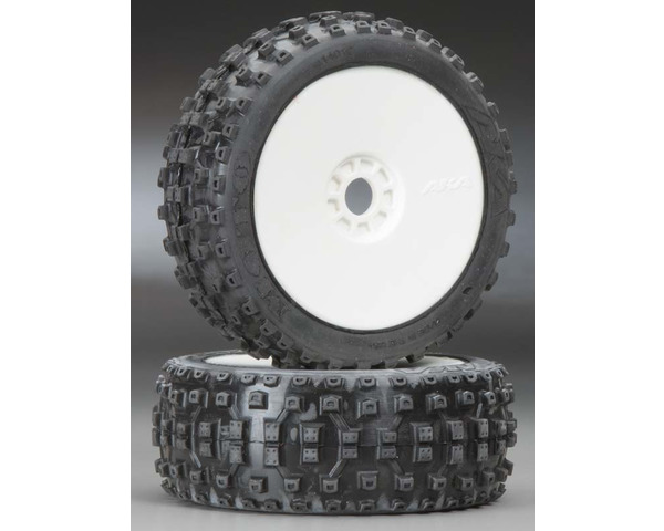 discontinued  1/8 Buggy Moto Tire Med Premnt Evo Whl Wht(2 photo
