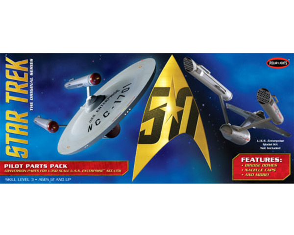 Star Trek TOS U.S.S. Enterprise Pilot Parts Pack photo