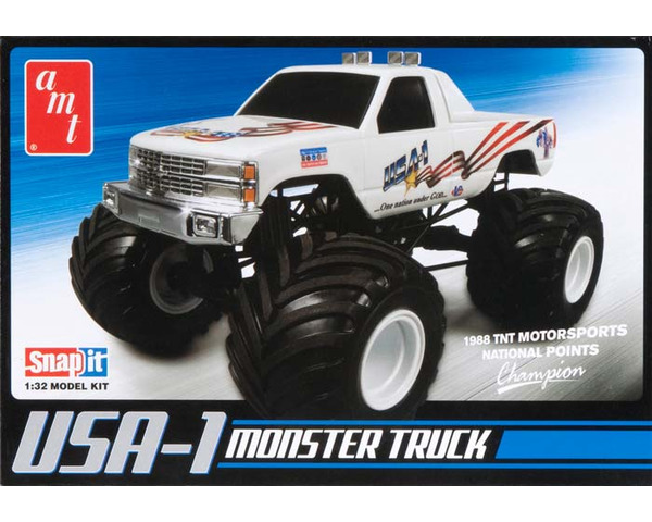 discontinued AMT 1/32 Snap USA-1 4x4 Monster Truck w/Decals photo