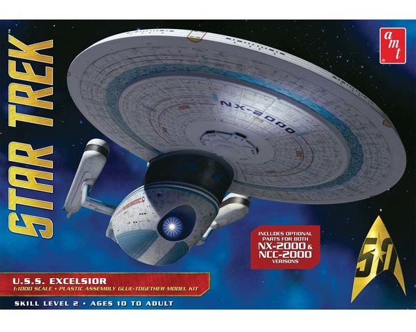 discontinued  1/1000 Star Trek USS Excelsior photo