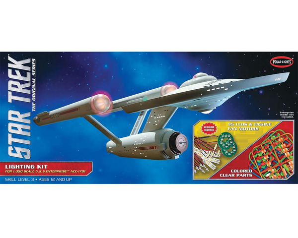 discontinued  1/350 Star Trek USS Enterprise Light Kit photo