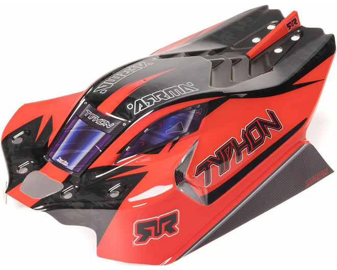 TYPHON 4x4 Clipless Painted Decaled Body Black photo