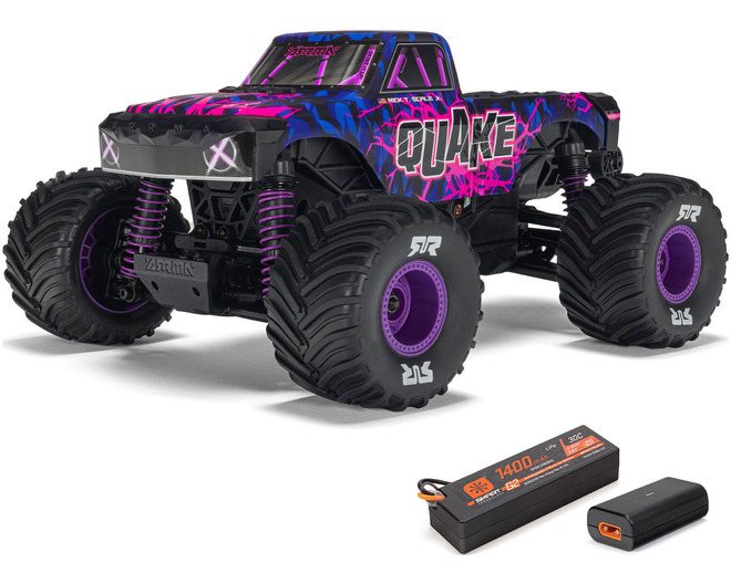 1/16 QUAKE GROM 4X4 RTR Brushed Monster Truck Battery & Charger photo