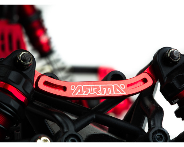 discontinued Shock Tower Brace Front Aluminum Red photo