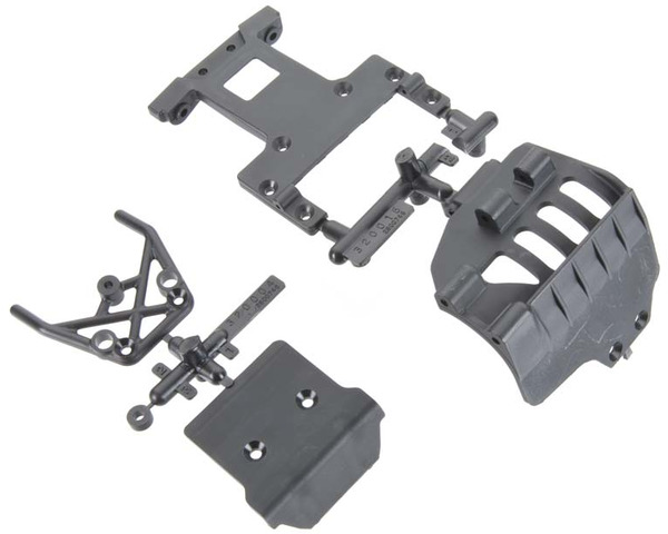 AR320004 Bumper Rear Chassis Plate Set Front photo