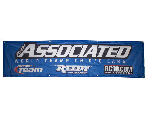 discontinued Team Associated Cloth Banner photo
