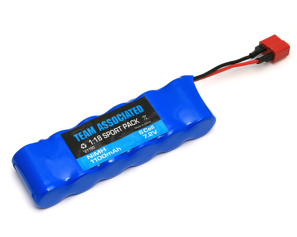 discontinued  NiMh 6c 7.2v 1100mah 1/18 Sport Pack W/Deans photo