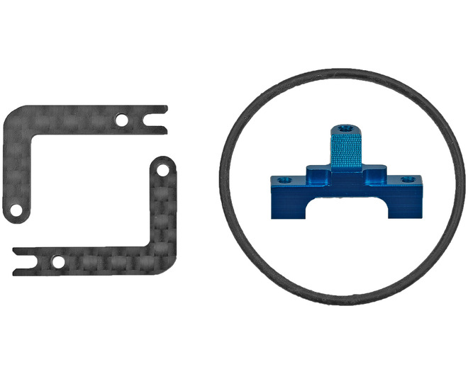 RC28R Center Bulkhead And Battery Holder Set photo