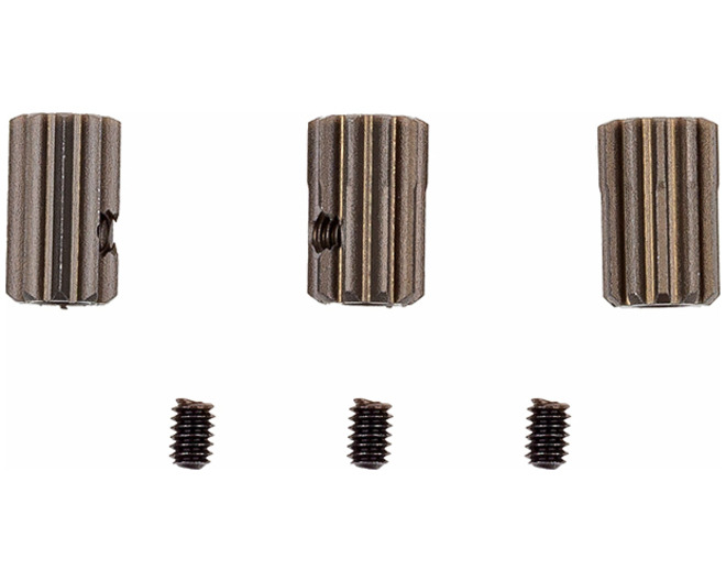 RC28R Ft Aluminum 1:28 Scale Pinion Gear Set 9-11 Tooth - 64p photo