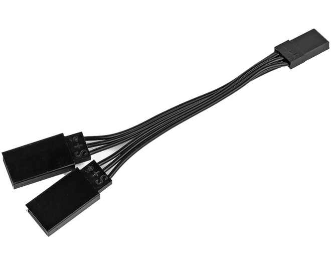 95mm Y-Connector Black photo
