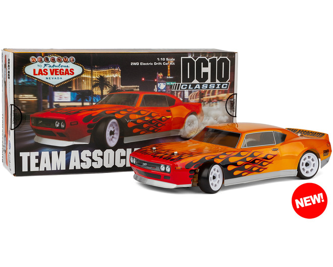 DC10 Classic 1/10 Electric RWD Drift Car Kit (Clear) photo