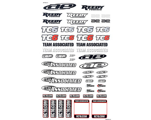 discontinued Decal Sheet Tc6 photo