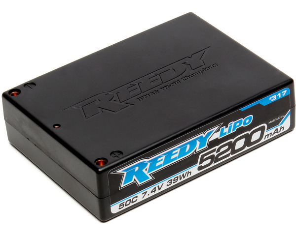 discontinued 5200mAh 7.4V 2S 50C Reedy LiPo Battery Square Pack photo