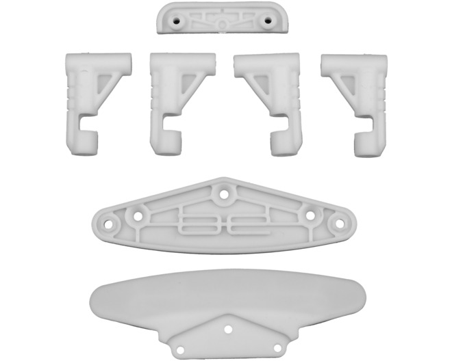 RC10 4x4 Rally Front Bumper Mount Natural photo