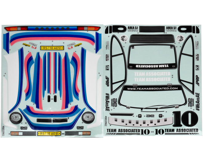 RC10 4x4 Rally Body Decal Set photo