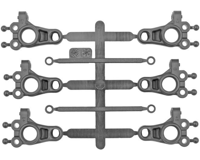 RC10tc8 Ft Carbon Steering Block Set photo