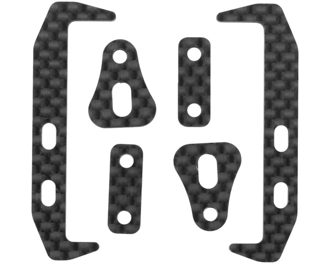 RC10TC8 FT Carbon Fiber Battery Holder Set photo