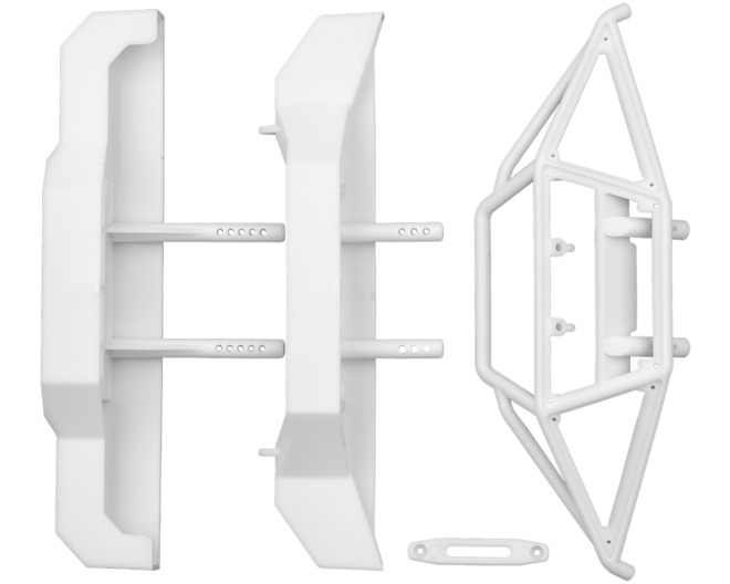 ENDURO RC10 TT Front And Rear Bumper Set Natural photo