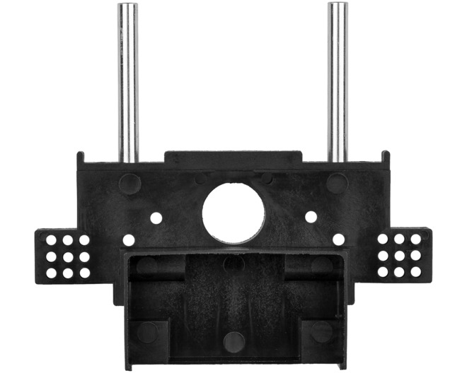 RC10 Rear Bulkhead W/ Wing Tubes Black