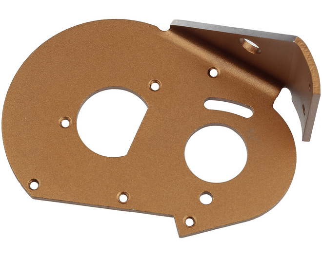 RC10 Motor Plate / Cut Bronze