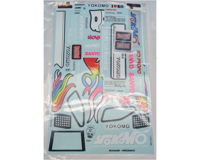 RC10 91 Stealth Car Masami Edition Decal Set photo