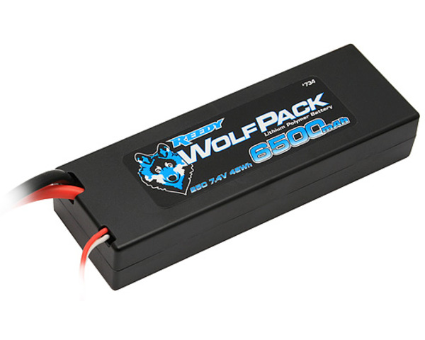discontinued Reedy Wolfpack Lipo 2s 7.4v 6500mah 25c Deans photo