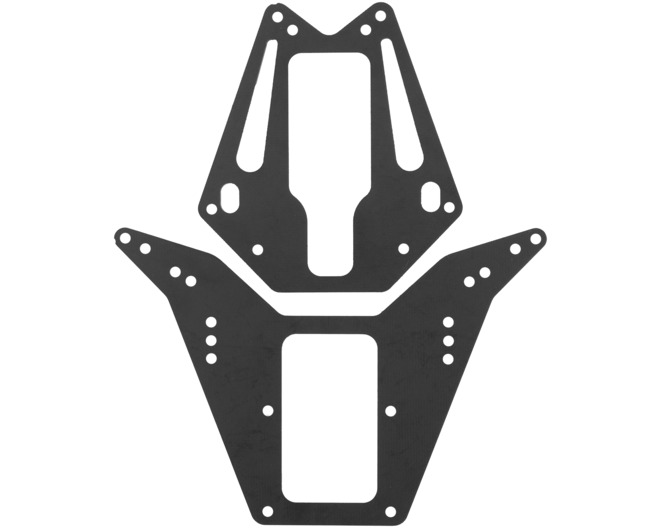 RC10GT Shock Tower Set Black photo